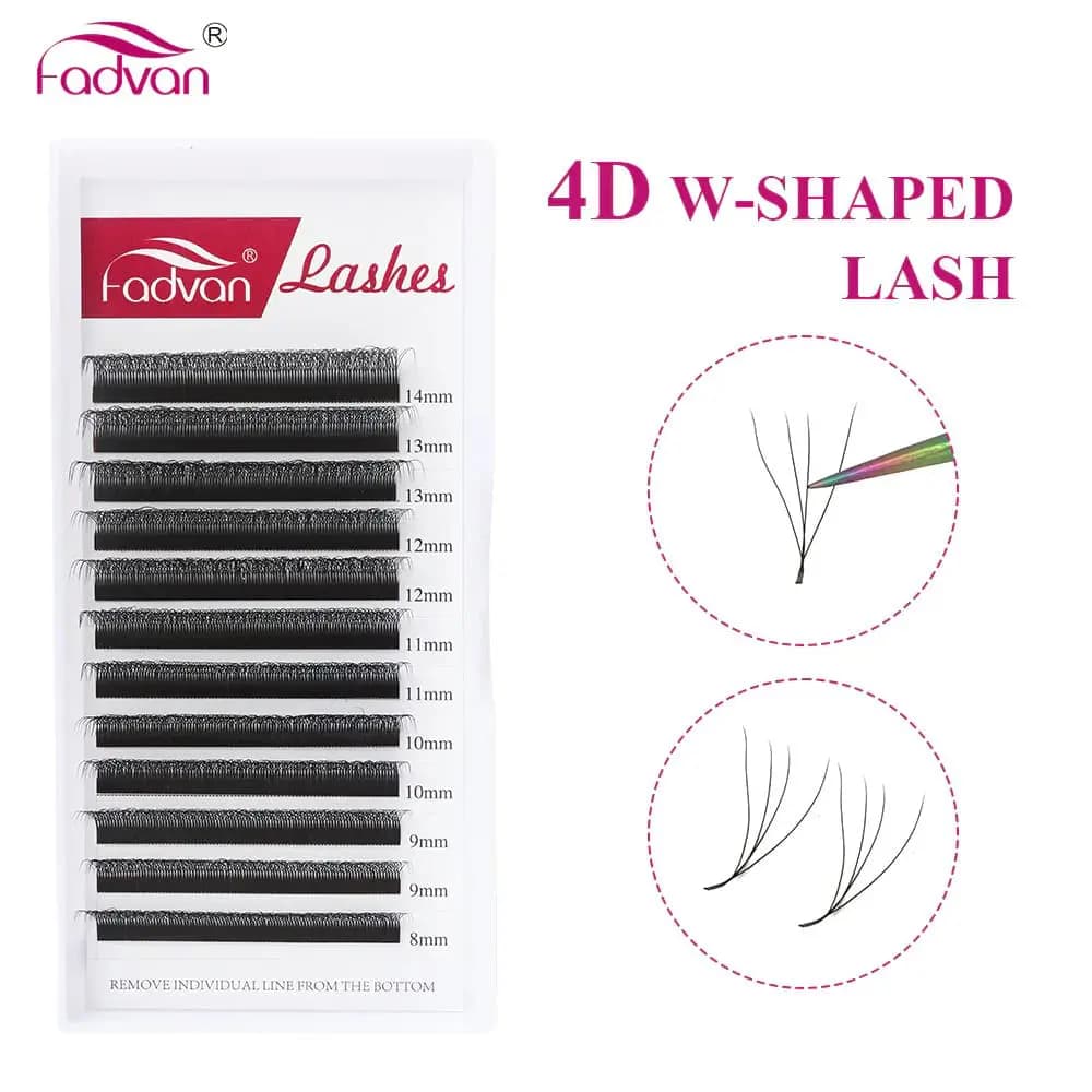 Cílios Fadvan Lashes W 4D 0.07D 8-14mm MIX