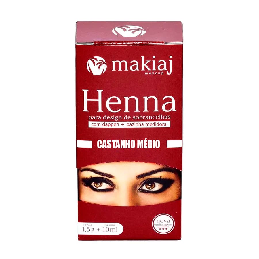 Henna Makiaj Castanho Médio 1,5g
