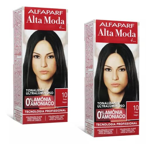 TONALIZANTE ALTA MODA 10 PRETO S/AMONIA