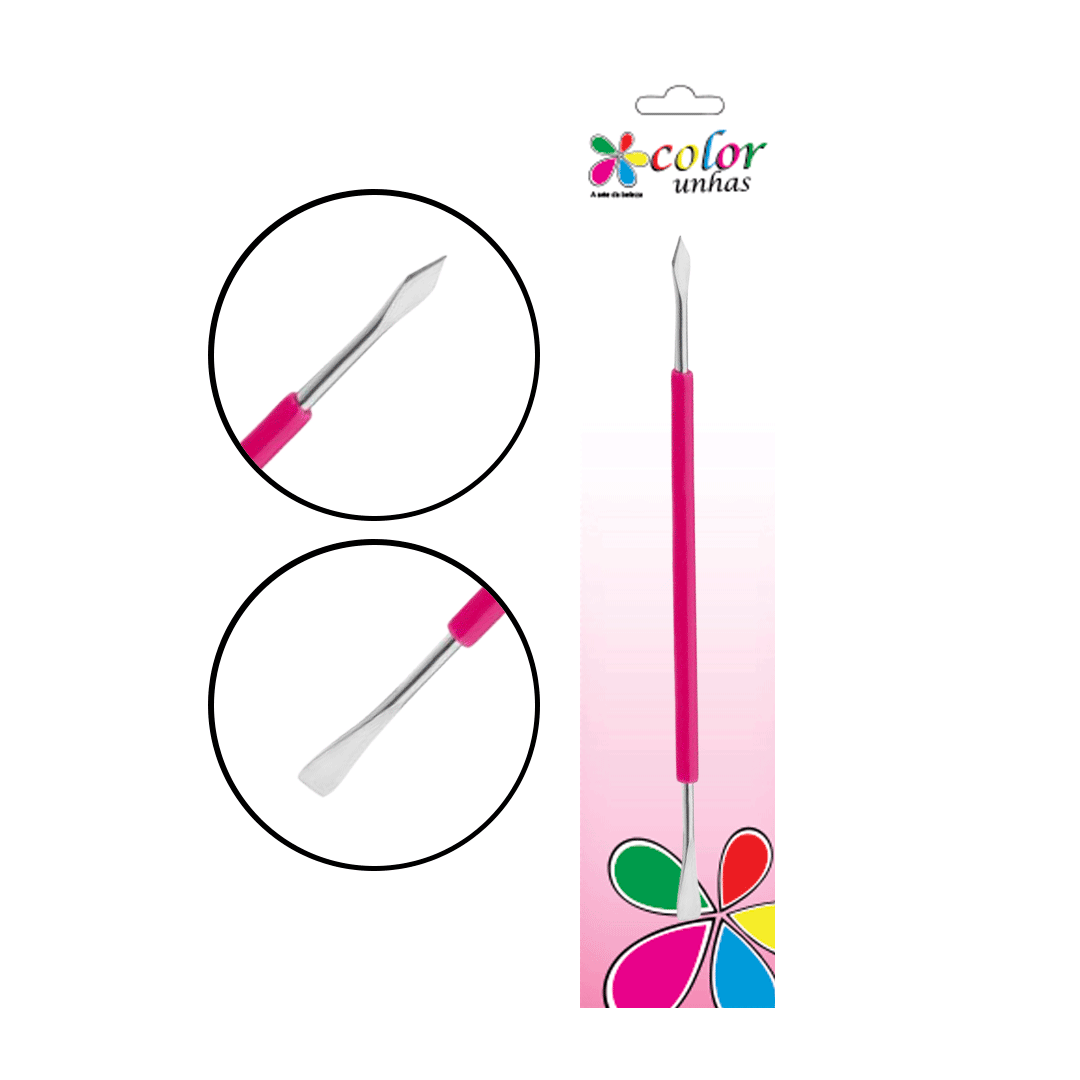 INOX - AFASTADOR DE CUTICULA SILICONE