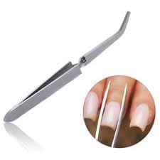 PINCA P/ LIMPEZA UNHAS E REMOVEDOR DE CUTICULA
