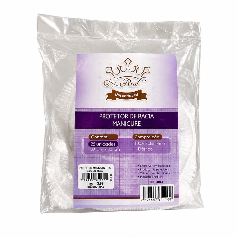 PROTETOR MANICURE - PCT 25 UNI REAL