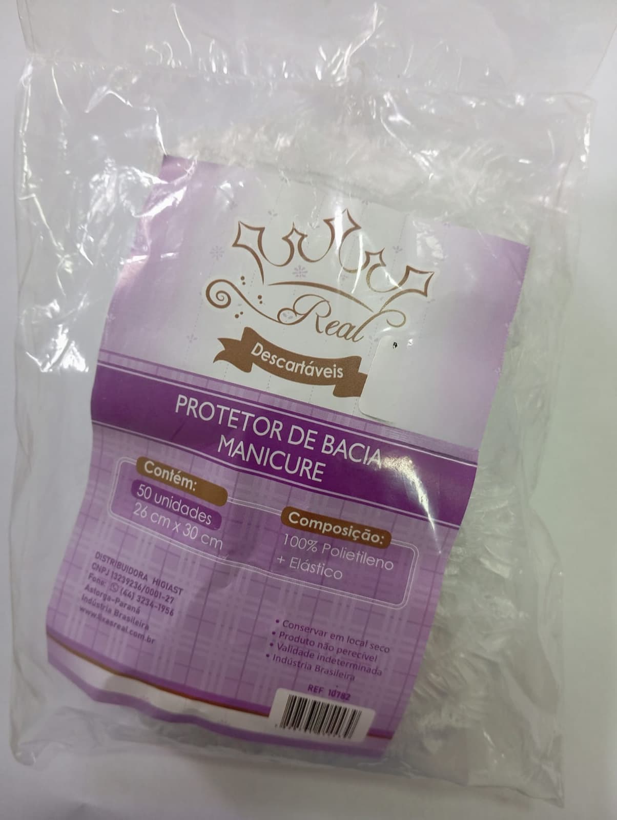 PROTETOR MANICURE - PCT 50 UNI REAL