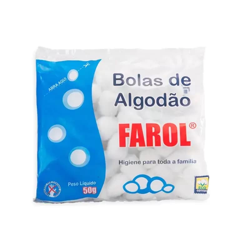 ALGODAO HIDROFILO FAROL BOLA 50 GR