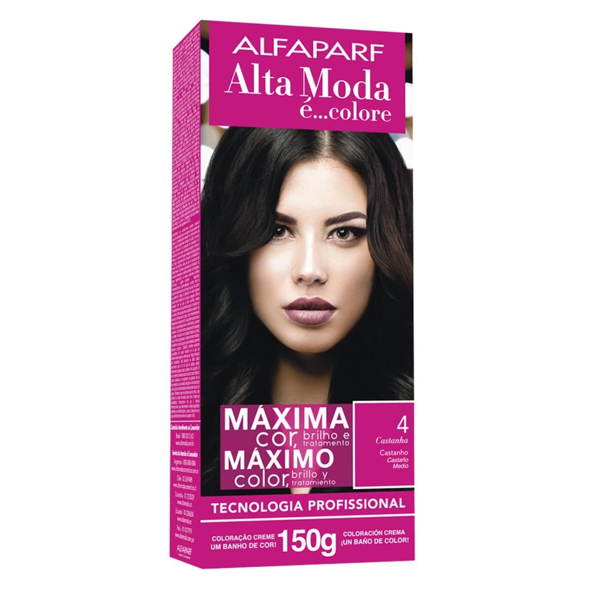 TINTURA ALFAPARF ALTA MODA 4 - CASTANHA