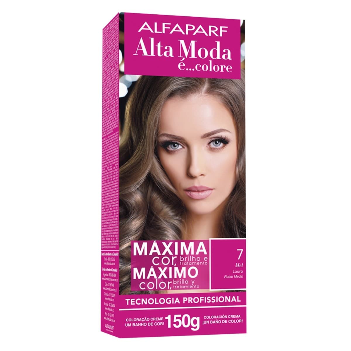 TINTURA ALFAPARF ALTA MODA 7 - MEL LOURO