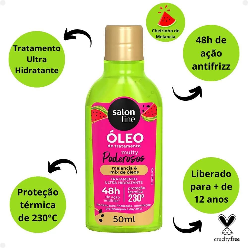 OLEO DE TRATAMENTO PODEROSOS SALON LINE