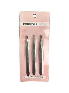 KIT 3 PINÇAS EYEBROW CLIP