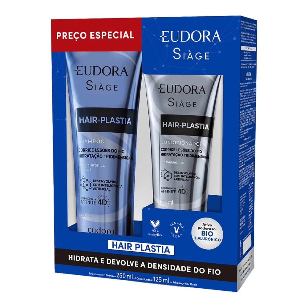 EUDORA KIT HAIR PLASTIA (SHAMP+COND)