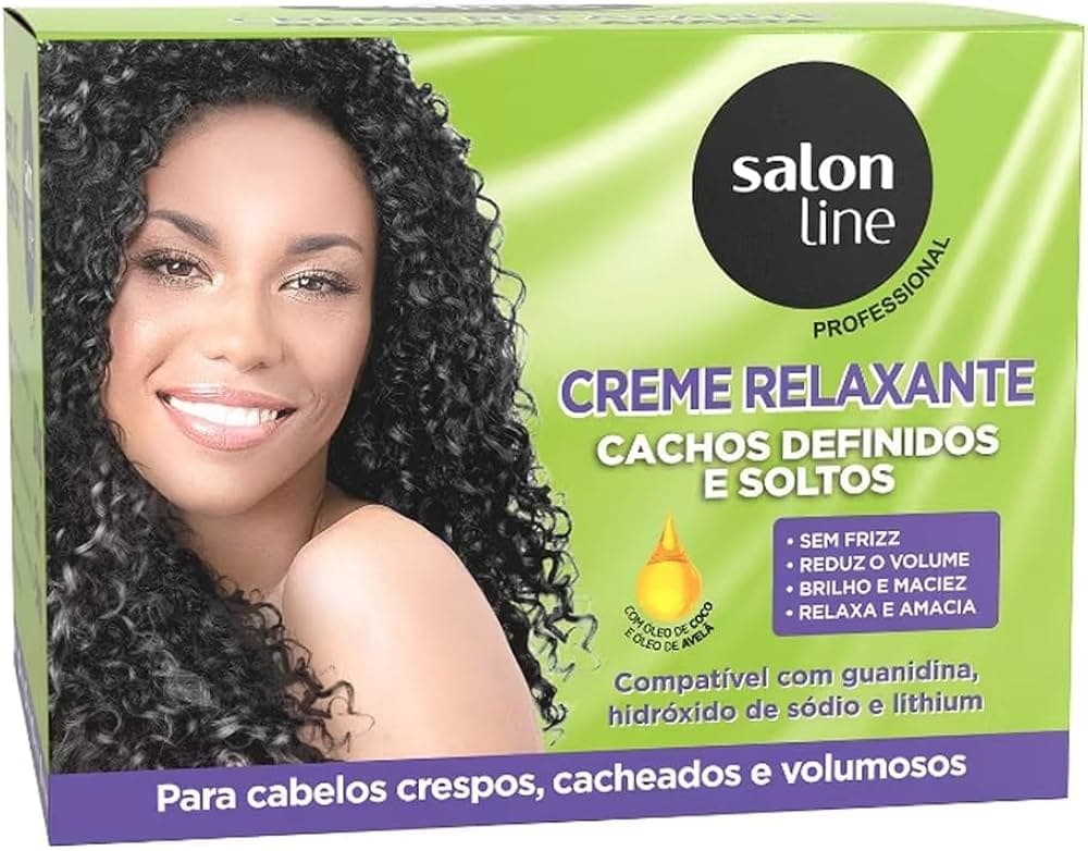 CREME RELAXANTE CACHOS DEFINIDOS E SOLTOS SALON LINE
