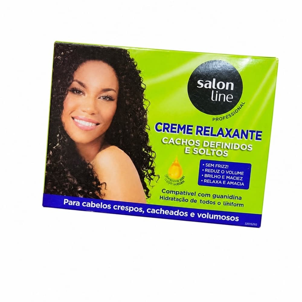 CREME RELAXANTE CACHOS DEFINIDOS E SOLTOS SALON LINE