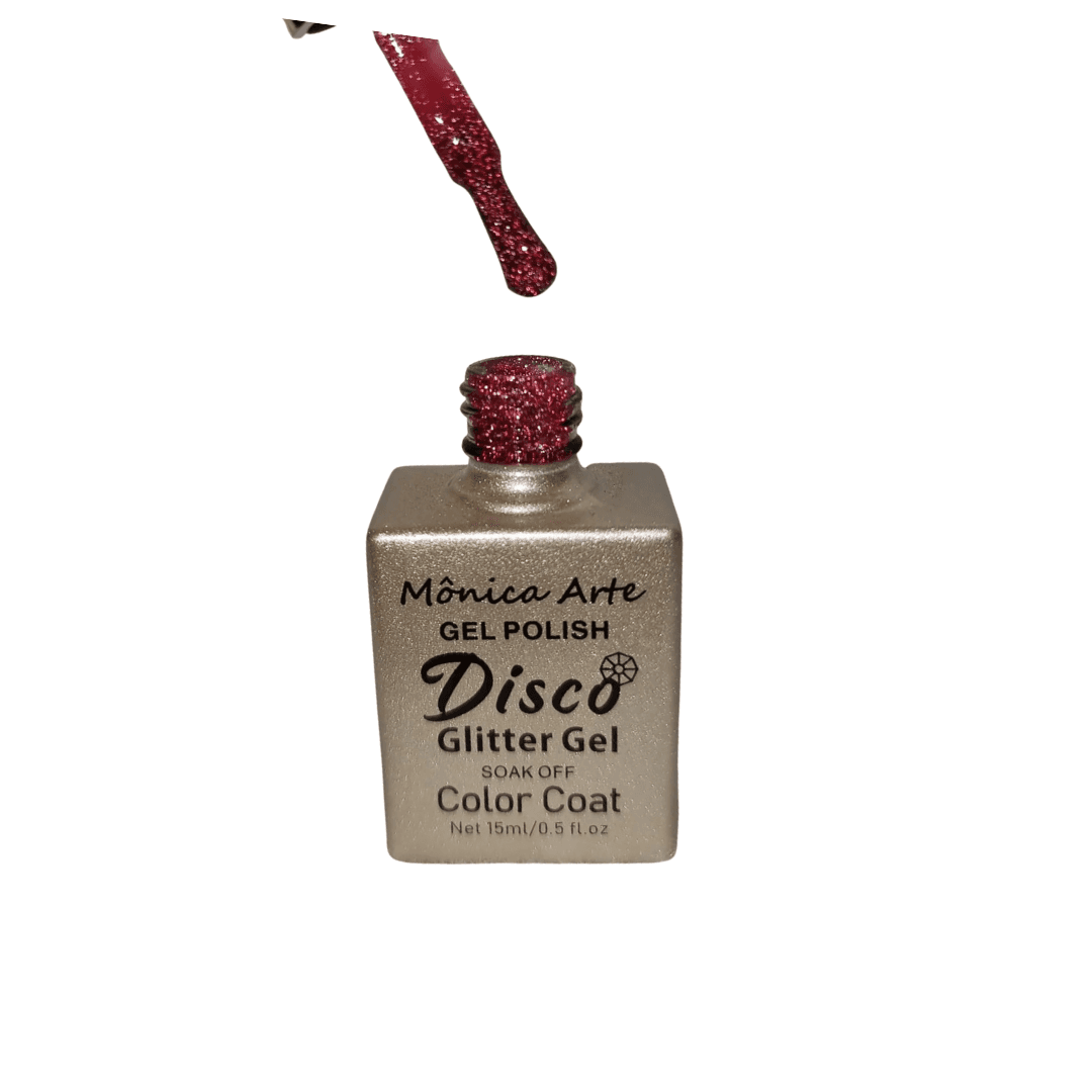 GEL POLISH DISCO GLITTER GEL 10 MONICA ARTE