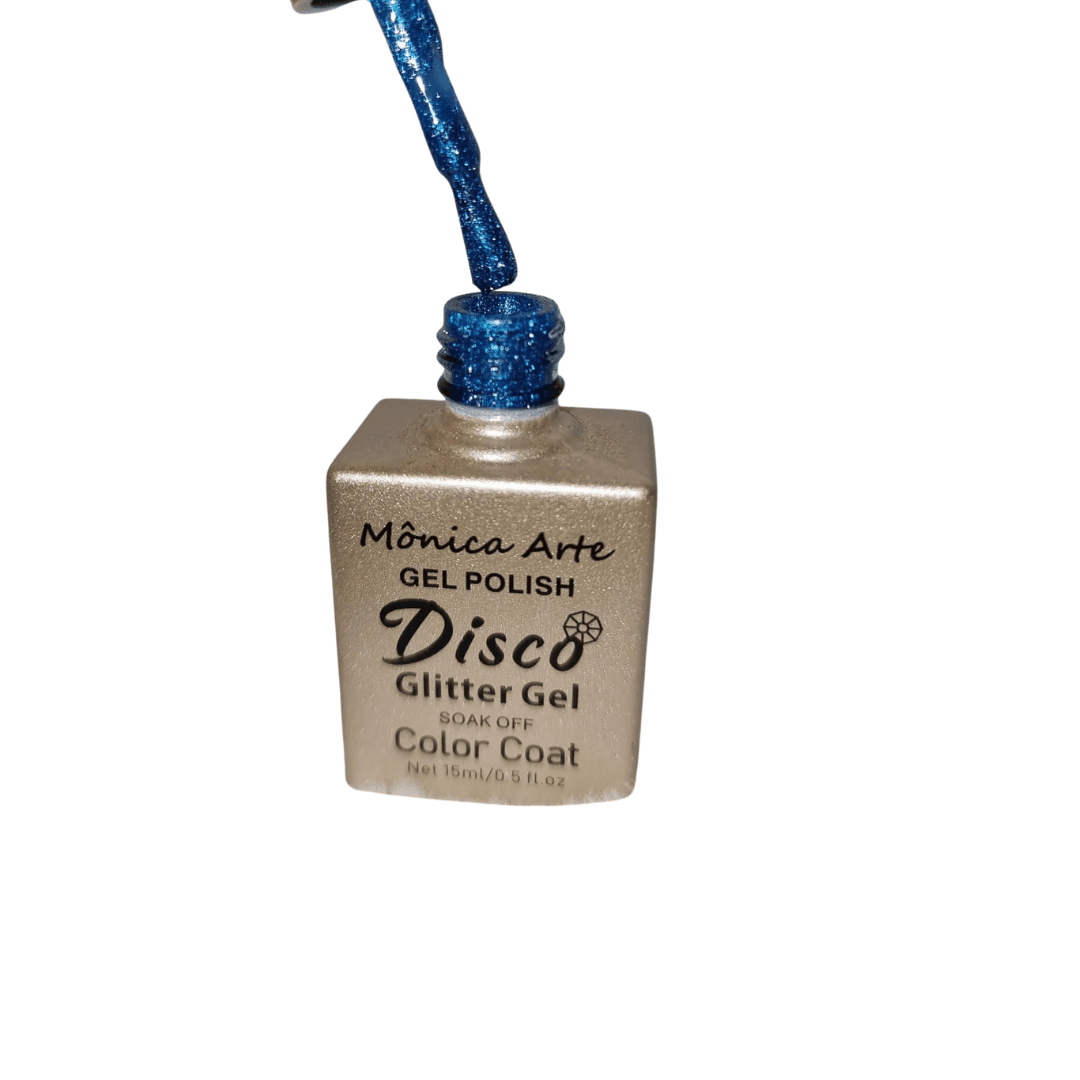 ESMALTE GEL POLISH DISCO GLITTER GEL 19- MONICA ARTE