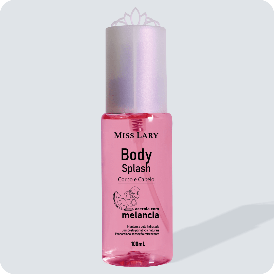 BODY SPLASH MISS LARY-ACEROLA COM MELANCIA 100ML