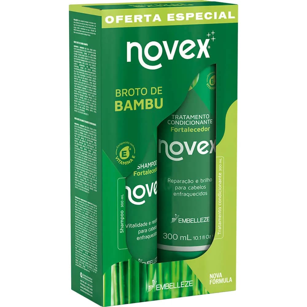 SH+CO NOVEX 300ML BROTO BAMBU