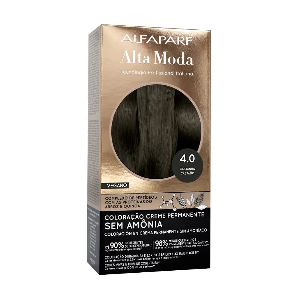 TINTURA ALFAPARF ALTA MODA 4.0- CASTANHO PROFISSIONAL