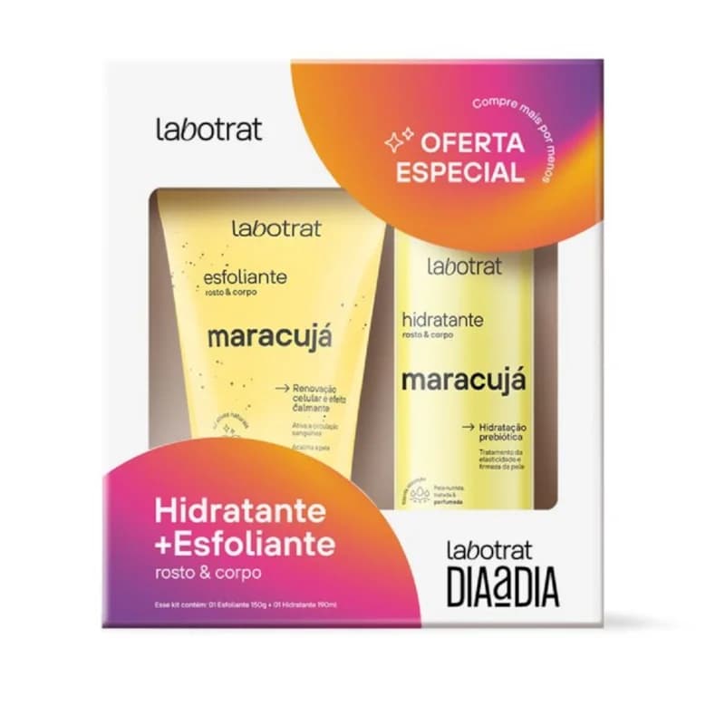 KIT LABOTRAT HIDRATANTE+ESFOLIANTE CORPORAL MARACUJA