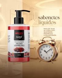 SABONETE LIQUIDO FRUTAS VERMELHAS 500ML