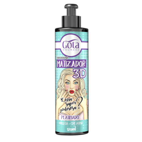 GOTA DOURADA MATIZADOR PLATINADO
