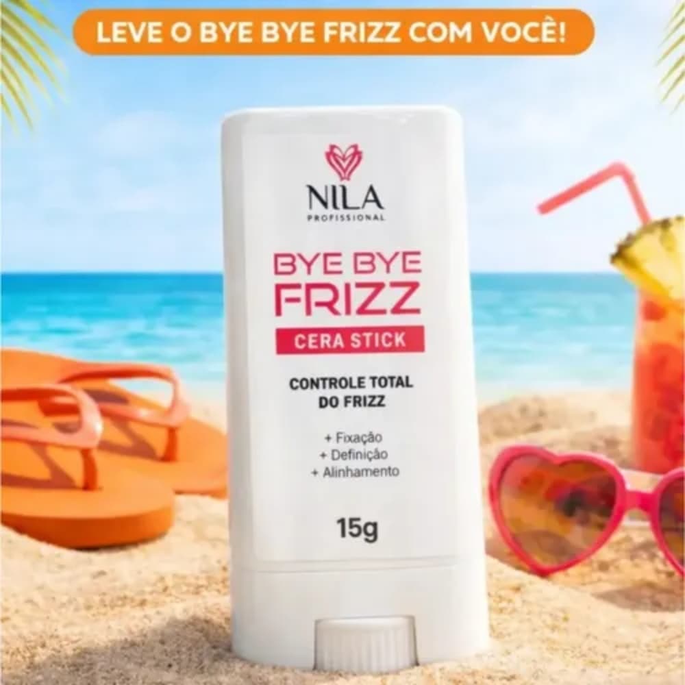 BYE BYE FRIZZ CERA STICK- NILA PROFISSIONAL