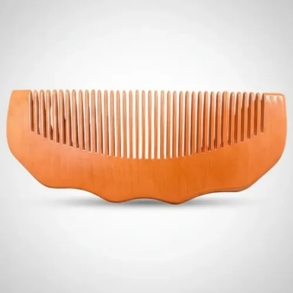 PENTE DE BAMBU COM ONDA PARA BARBA ANTIFRIZ