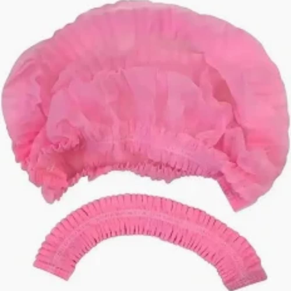 Touca TNT Descartável ROSA 100 unidades