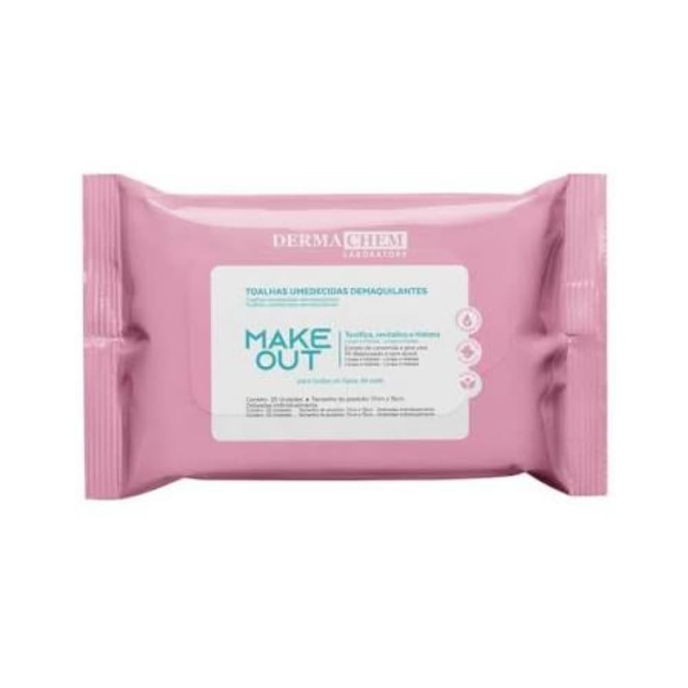 TOALHAS UMEDECIDAS DEMAQUILANTES DERMACHEM- MAKE OUT