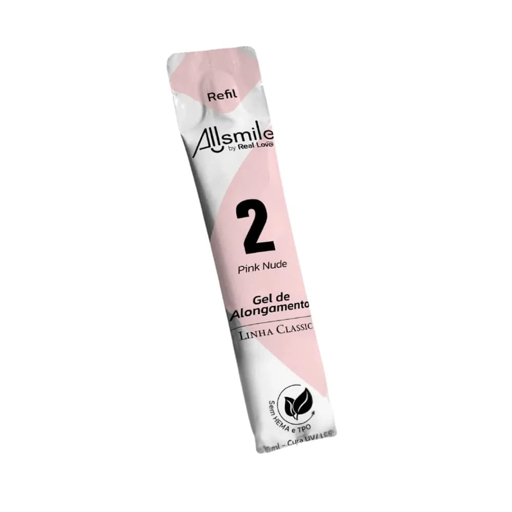 REFIL REAL LOVE PINK NUDE 2 ALLSMILE SEM TPO