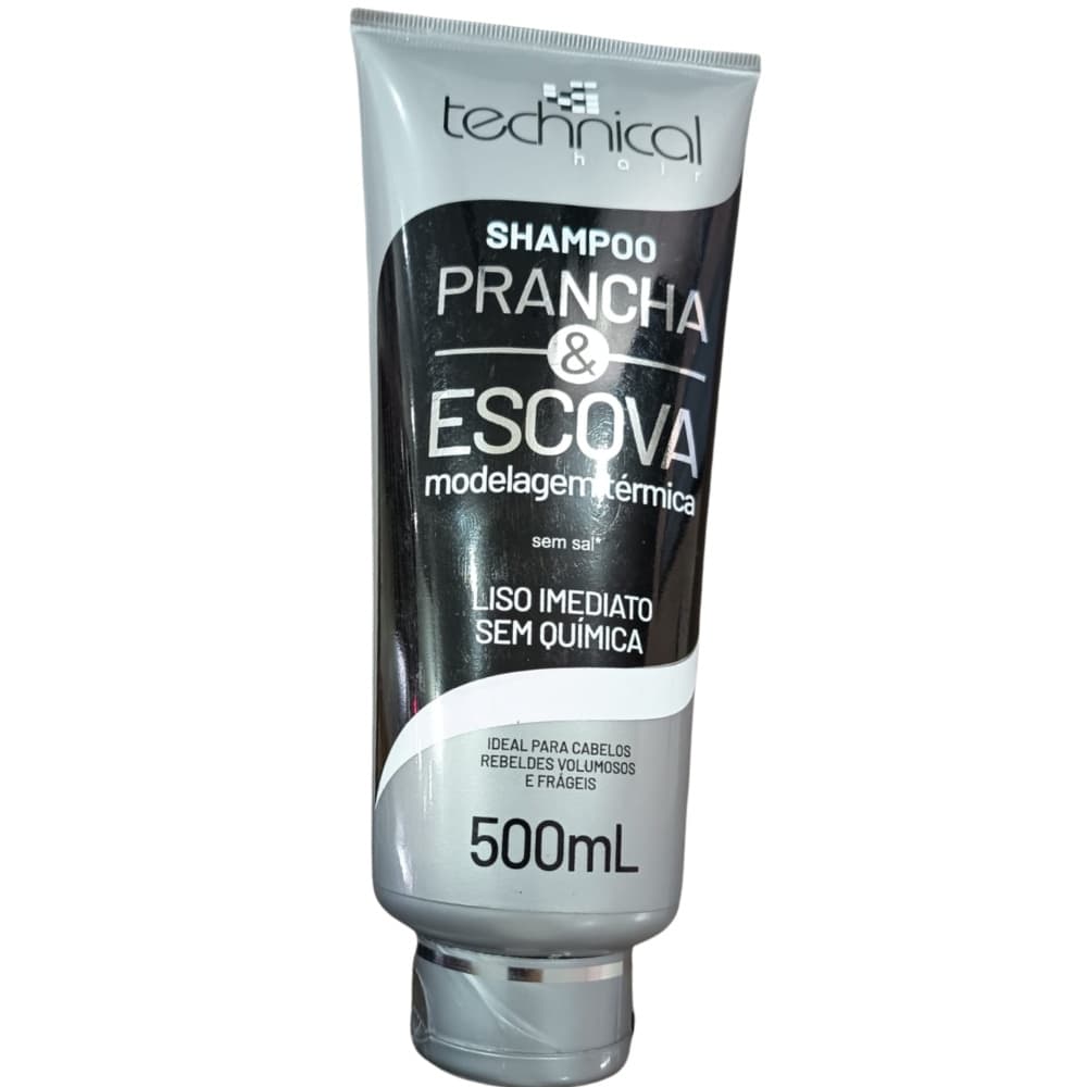 SHAMPOO PRANCHA E ESCOVA 500ML TECHNICAL