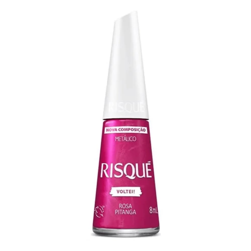 RISQUE ESM METALICO ROSA PITANGA 8ML 8839-5