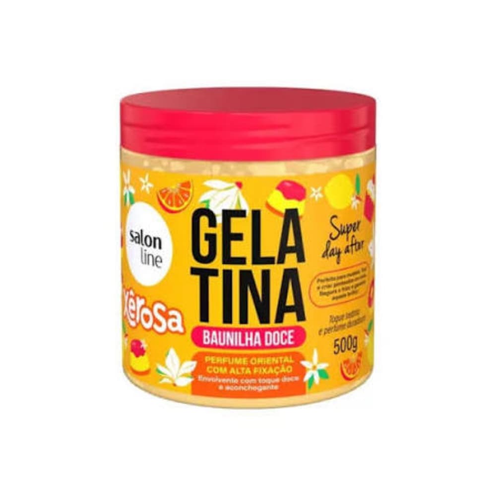 GELATINA SALON 500G XEROSA BAUNILHA DOCE