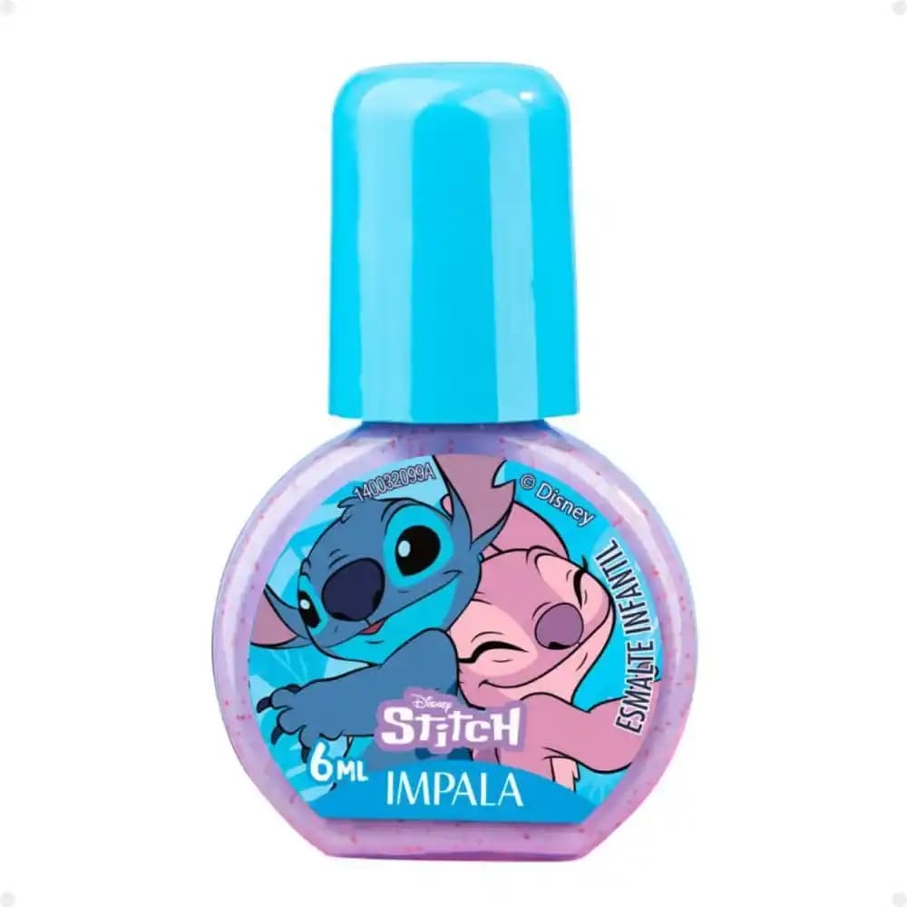 ESMALTE INFANTIL IMPALA STITCH GLITTER NUNCA ABANDONAR COMERCIAL