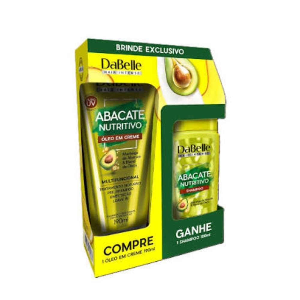 KIT DA BELLE ( MASCARA E CREME) ABACATE NUTRITIVO