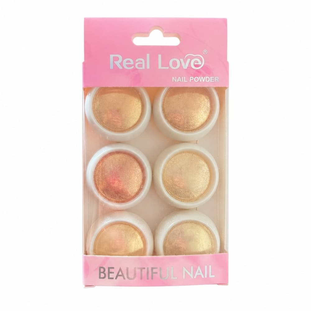 REAL LOVE BEAUTYFUL NAIL - 6 UNIDADES