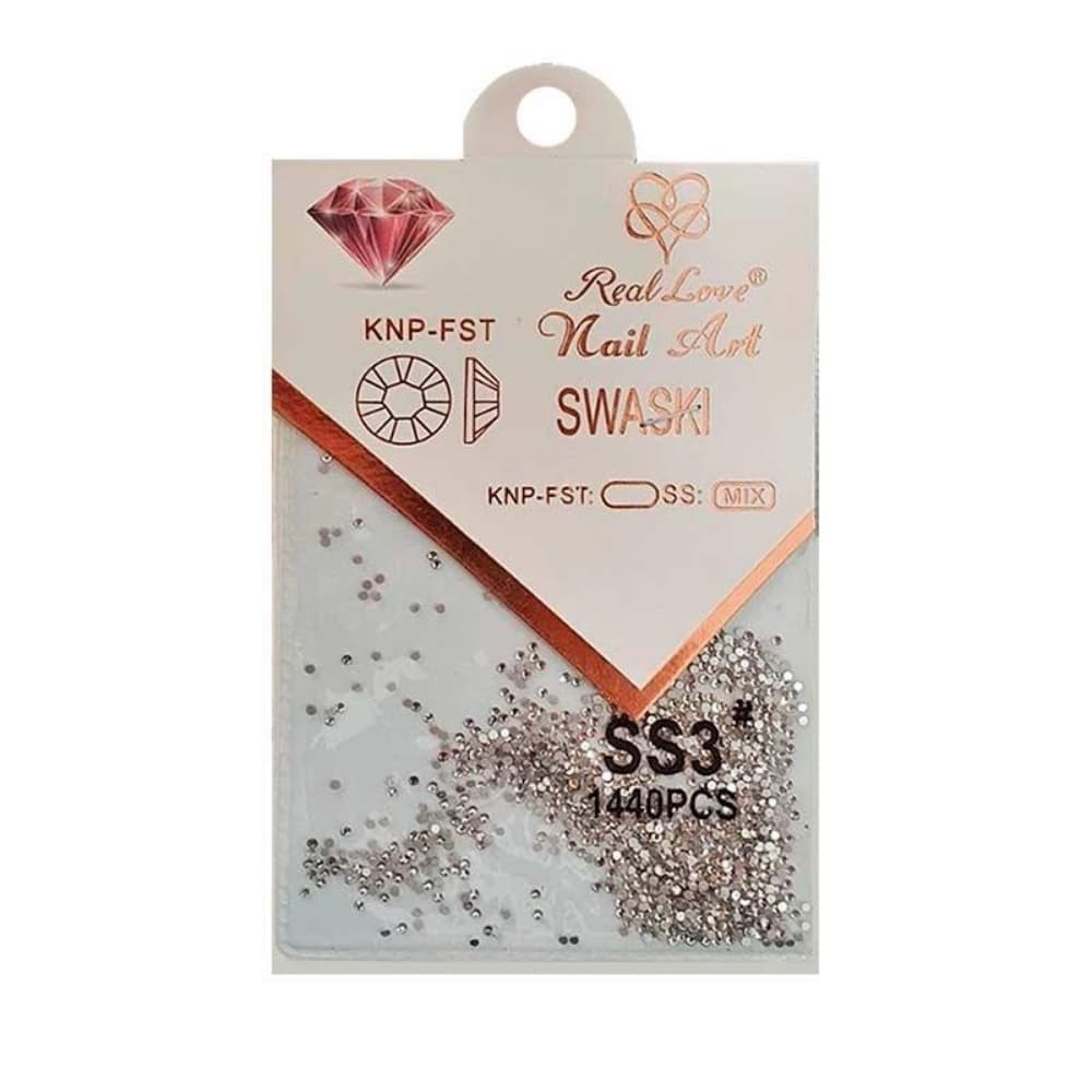 CARTELA DE STRASS PEQUENO 1440pçs REAL LOVE
