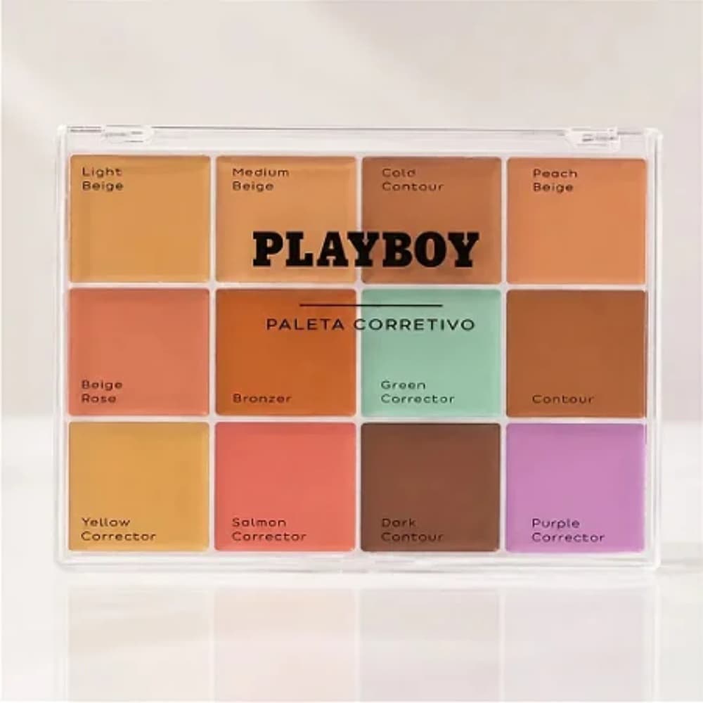 PALETA DE CORRETIVO PLAYBOY 12 CORES