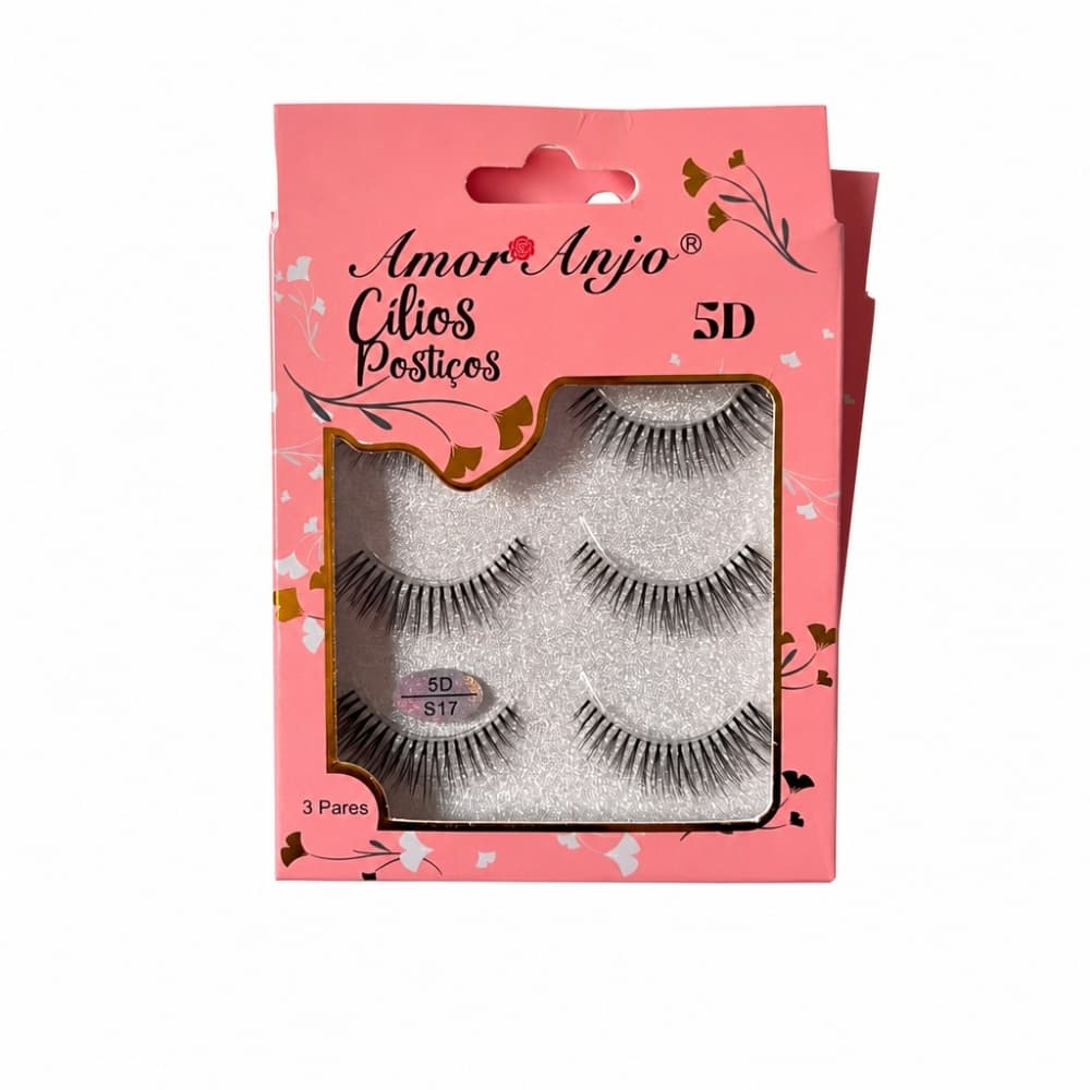 CILIOS AMOR E ANJO ( 3 pares 5d)
