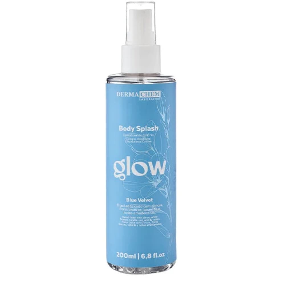 BODY SPLASH GLOW BLUE VELVET DERMACHEM LABORATORY 200ML