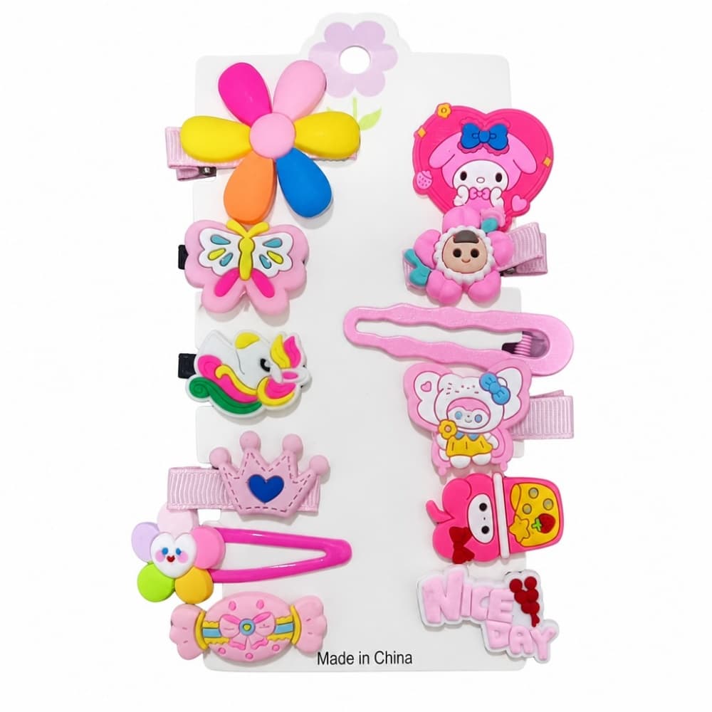 KIT PRESILHAS HELLO KITTY