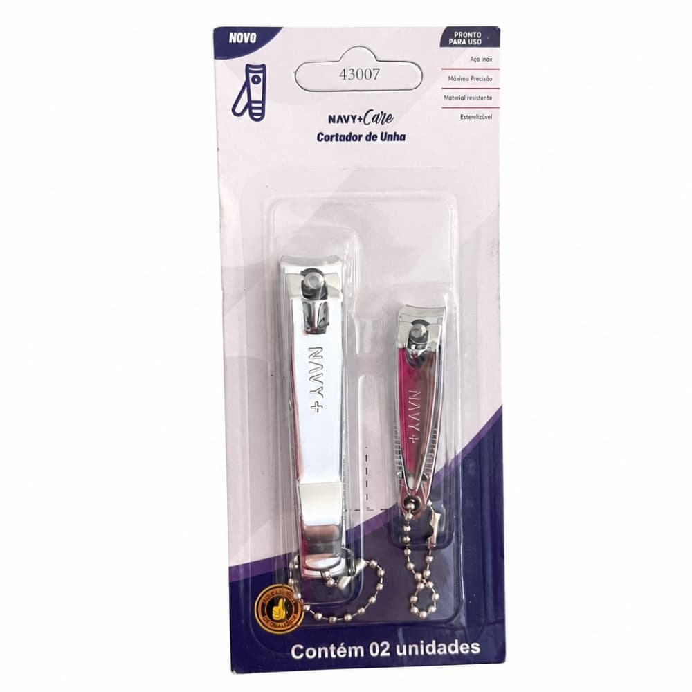 KIT CORTADOR DE UNHA NAVY+CARE