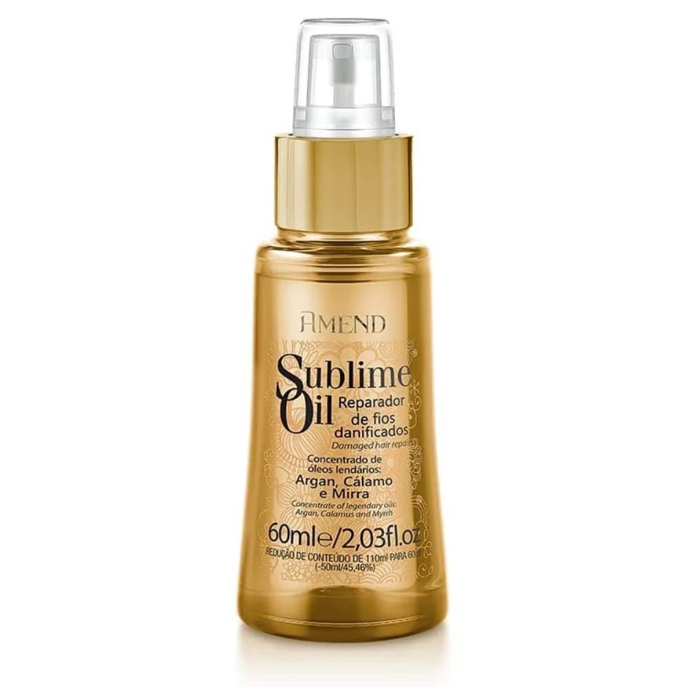 AMEND REPARADOR DE FIOS DANIFICADOS SUBLIME OIL 60ML - 1336