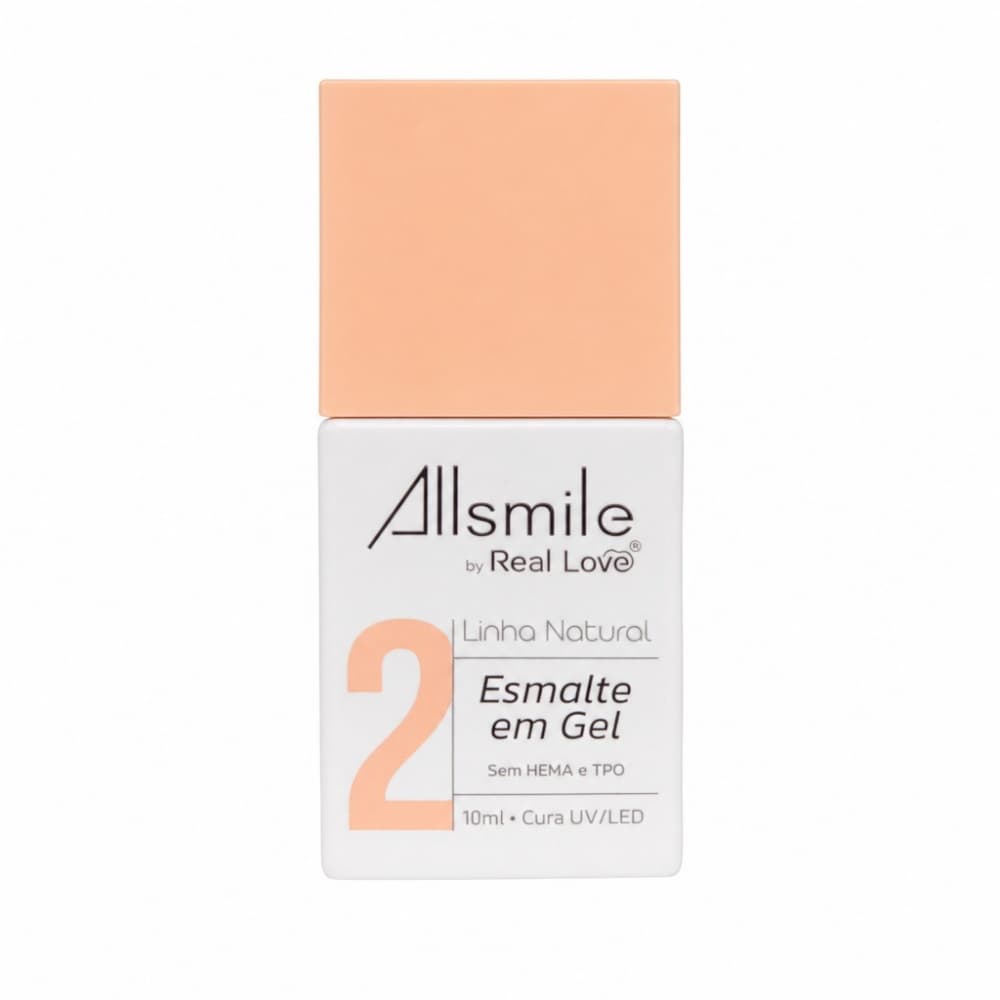 02 - ESMALTE EM GEL REAL LOVE LINHA NATURAL 10ML