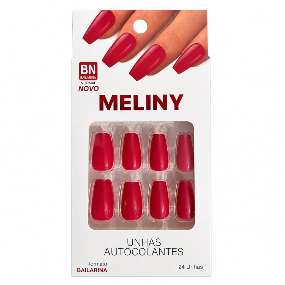 UNHA POSTICA MELINY - BAILARINA ROSA