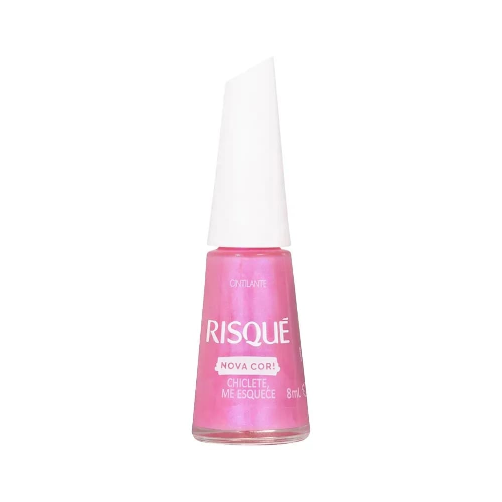 ESMALTE RISQUE CHICLETE ME ESQUECE CINTILANTE 8ML