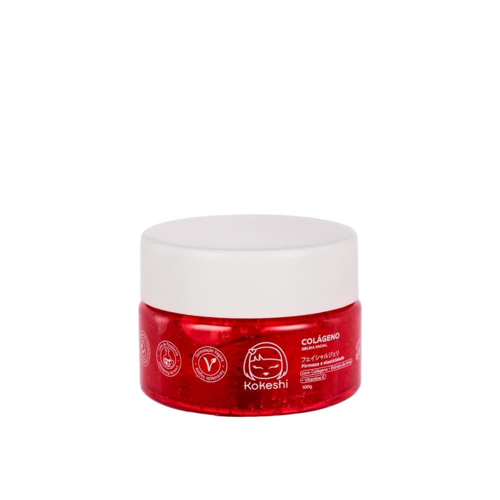 KOKESHI - GELEIA FACIAL DE COLAGENO 100G