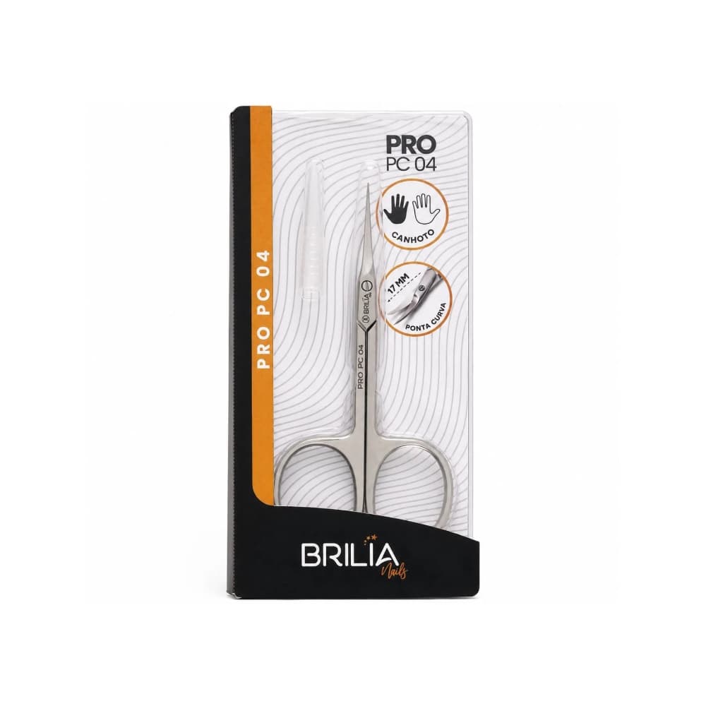 Tesoura de Cuticula PRO PC 04 Canhota Brilia Nails