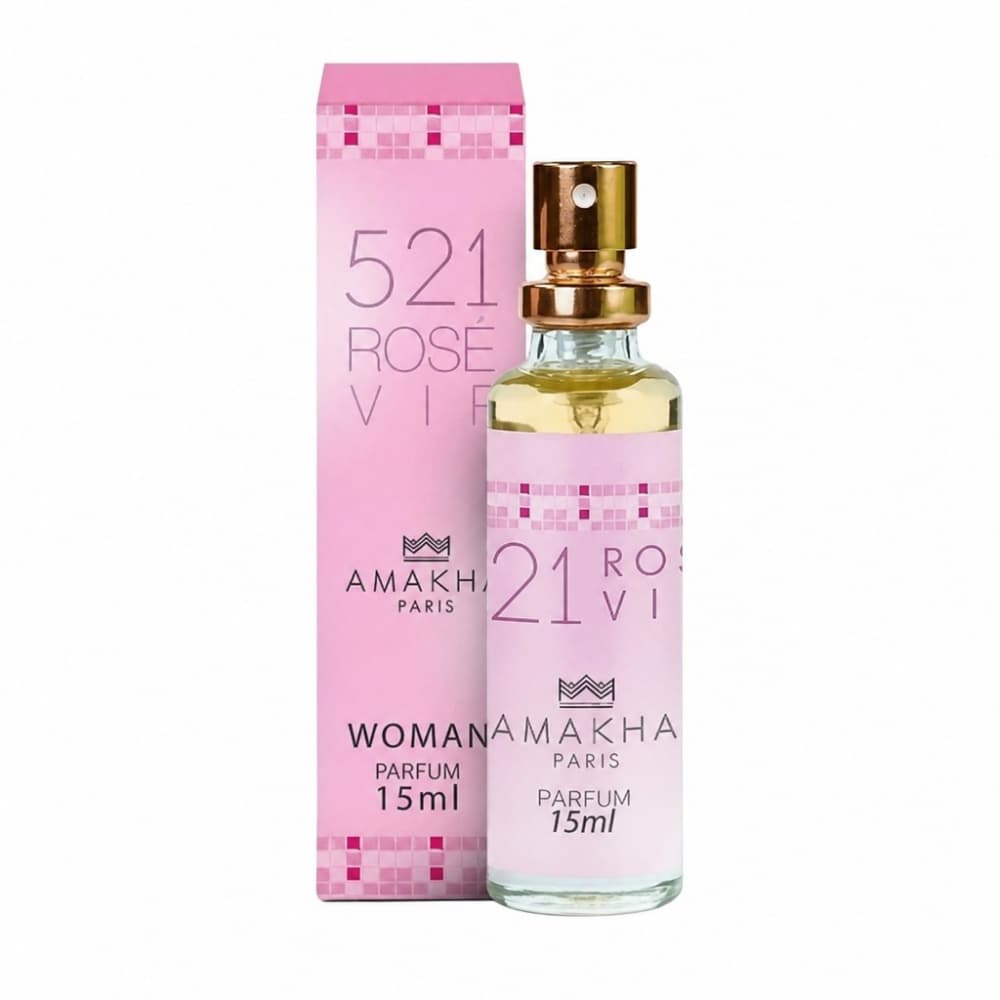 PERFUME ARABE MINIATURA VIP 521 ROSE VIP 15ML