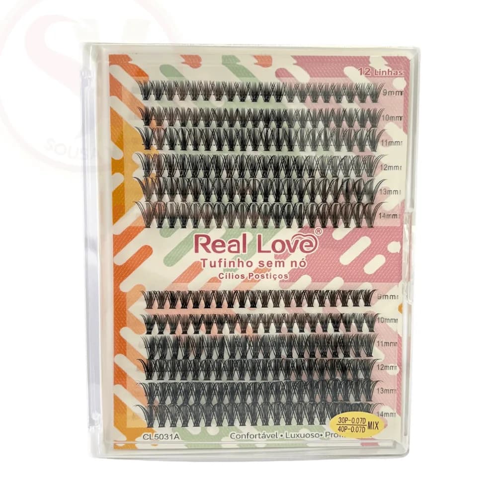 CL5031 - 30P/40P - CILIOS POSTICOS FIO A FIO DE FIBRA DE TEREFTALATO DE POLIETILENO