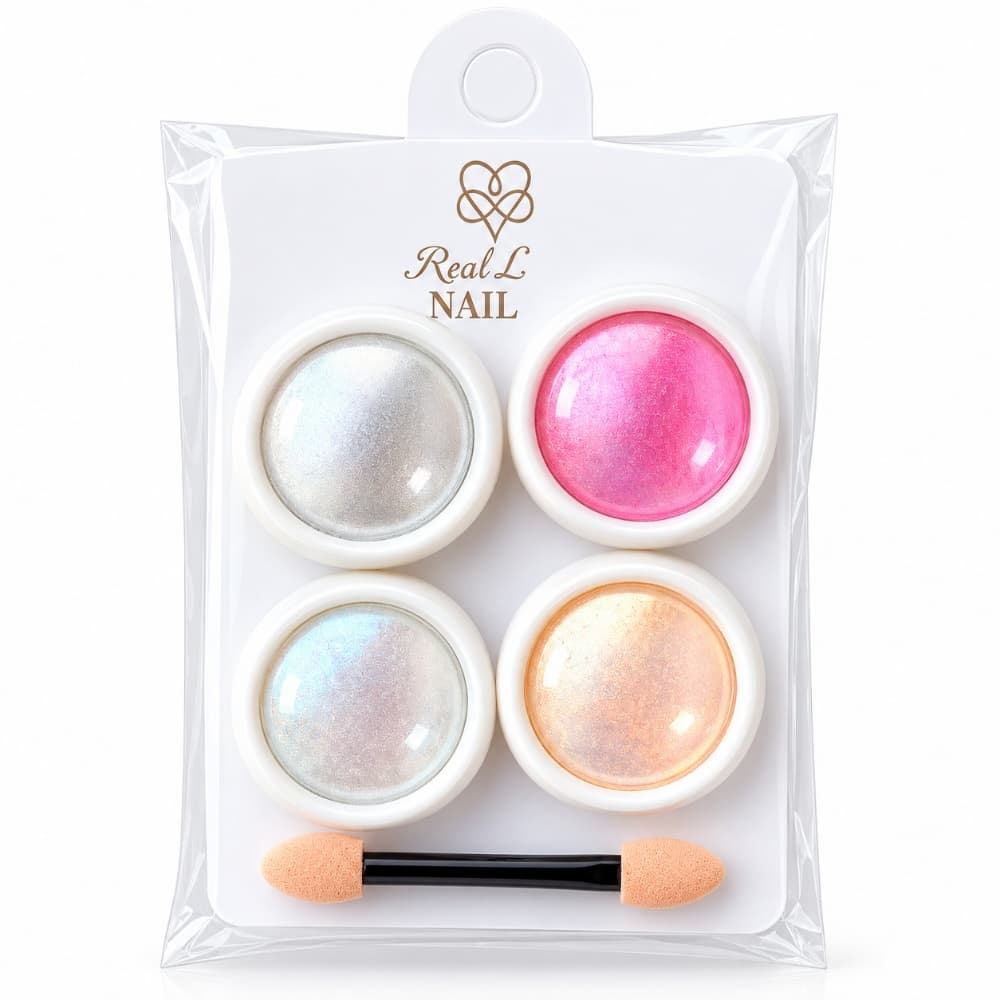 GOS204 - CONJUNTO PARA UNHA (2 APLICADORES E 4 GLITTERS