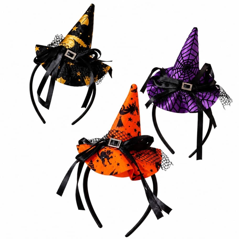 TIARA CHAPEU DE BRUXA